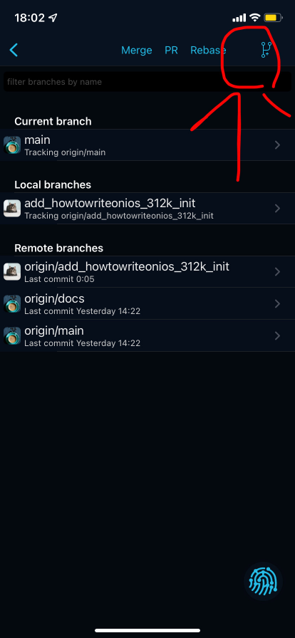 tap branch icon